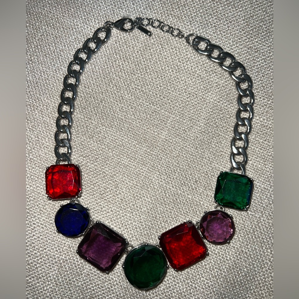 MultiGem Statement Necklace